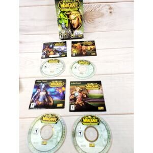 World of Warcraft: The Burning Crusade (PC, 2007) Expansion 4 Discs No Manual